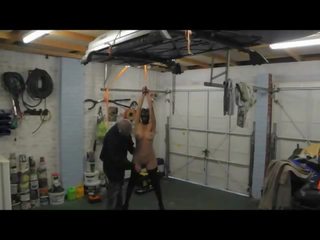 Strumpet Wife in BDSM Garage Training, Free sex video d2