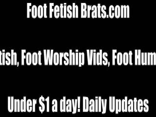 Nosotros son fanático a worshiping pies, gratis adulto vídeo 39