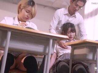 Model Tv - Summer Exam Sprint: School Uniform Blowjob sex video feat. Han Tang by FapHouse