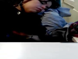 Girl sleeping fetish in train spy dormida en tren