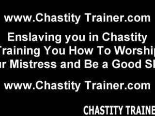 I start all my slaves wear chastity devices: mugt hd xxx clip 82