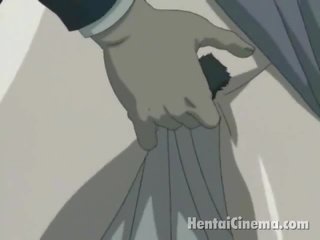 Negausīgs anime temptress iegūšana succulent muff pirkstiem un dildoed sunītis amats